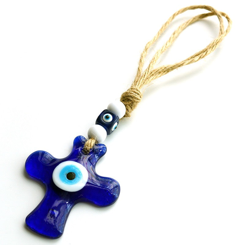 Cross Evil Eye Protection Charm