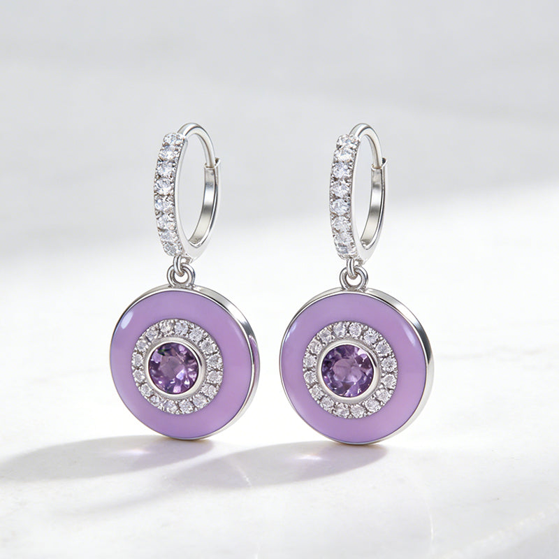 Tiny Huggie Earrings with Unique Drip Glaze | Multiple Colors Available