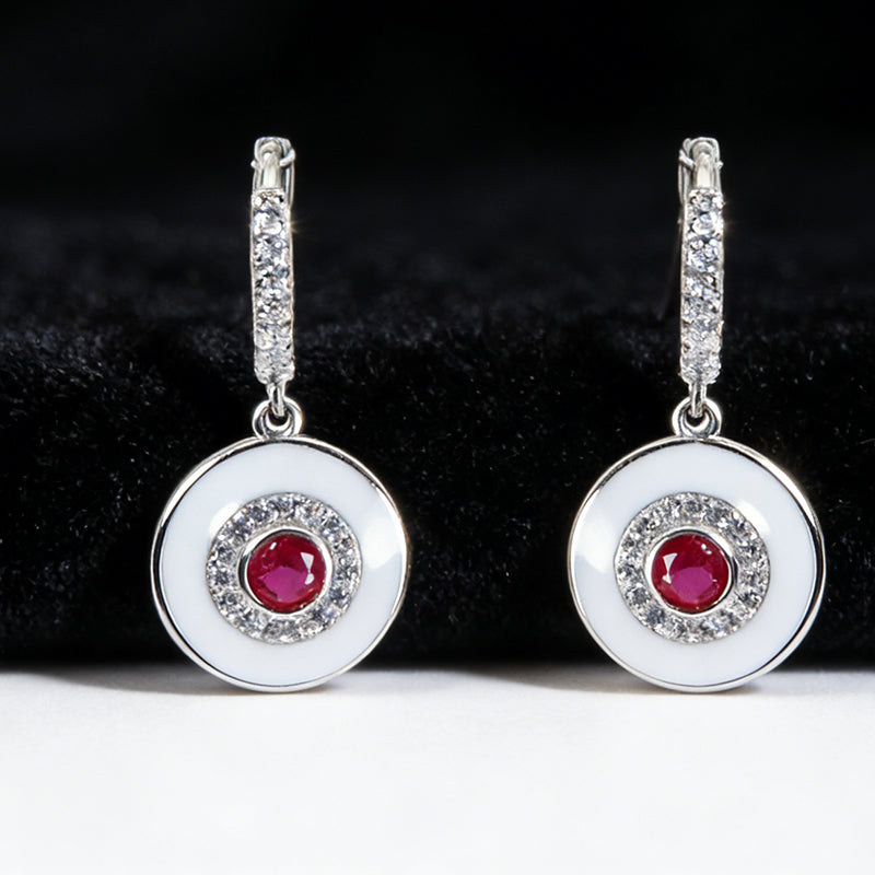 Tiny Huggie Earrings with Unique Drip Glaze | Multiple Colors Available