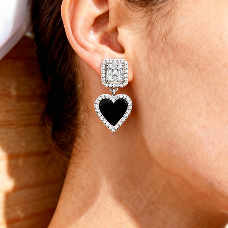 Dainty Shell Stud Earrings with  Zirconia,  Multi-Color Options, Gift for Her