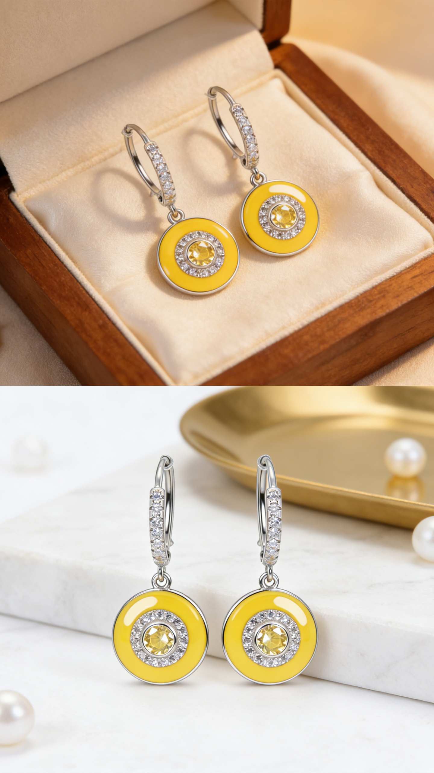 Tiny Huggie Earrings with Unique Drip Glaze | Multiple Colors Available