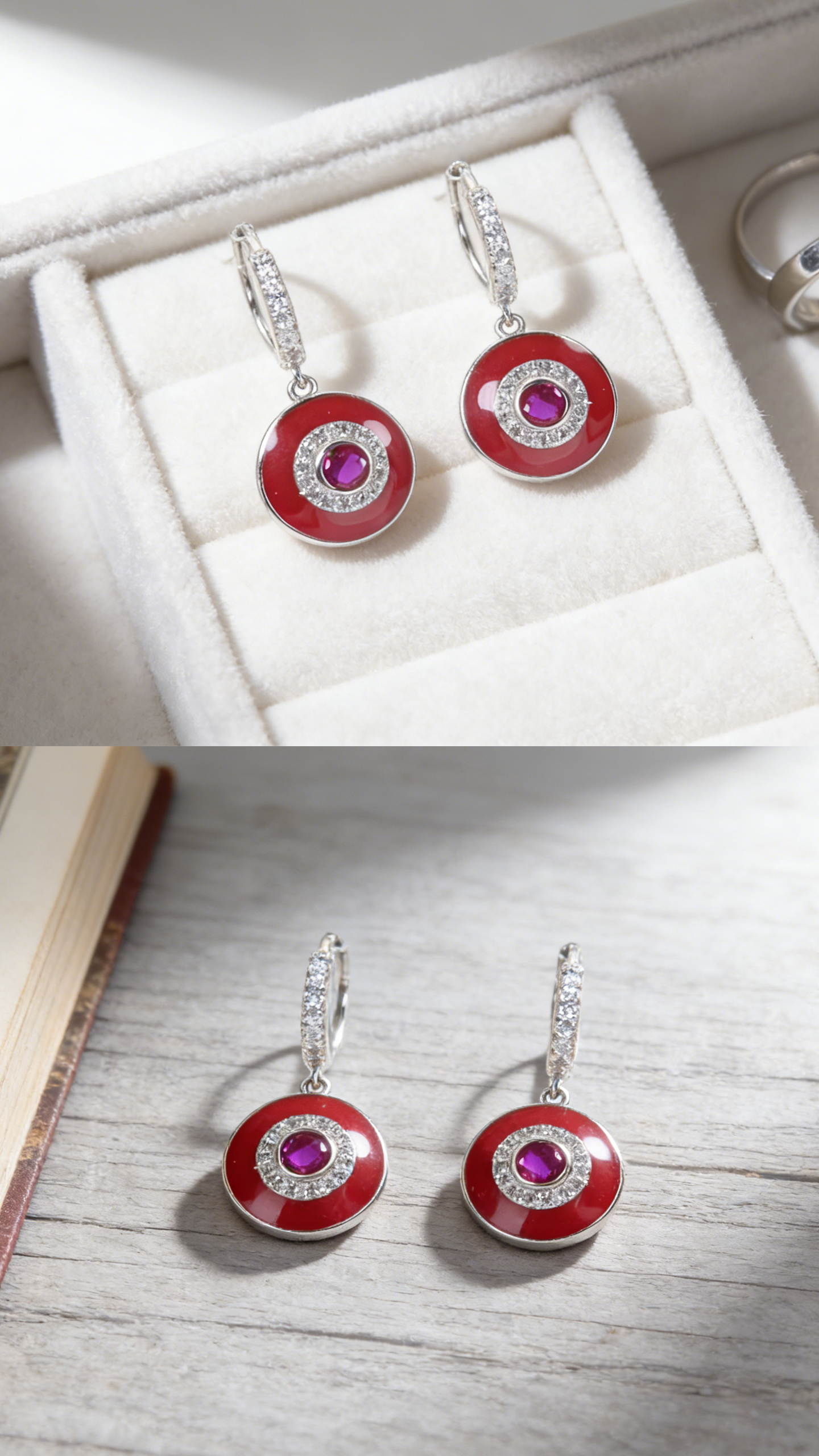 Tiny Huggie Earrings with Unique Drip Glaze | Multiple Colors Available