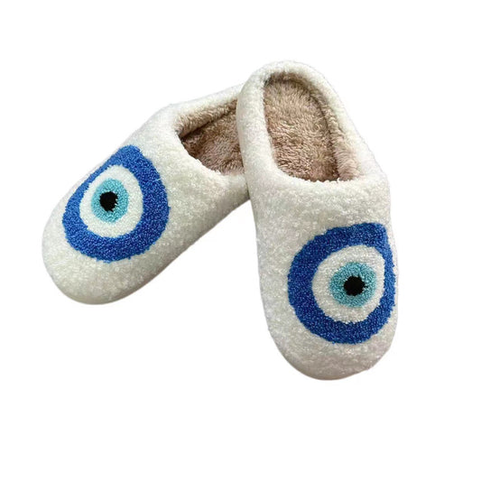 Evil Eye Cotton Slipper