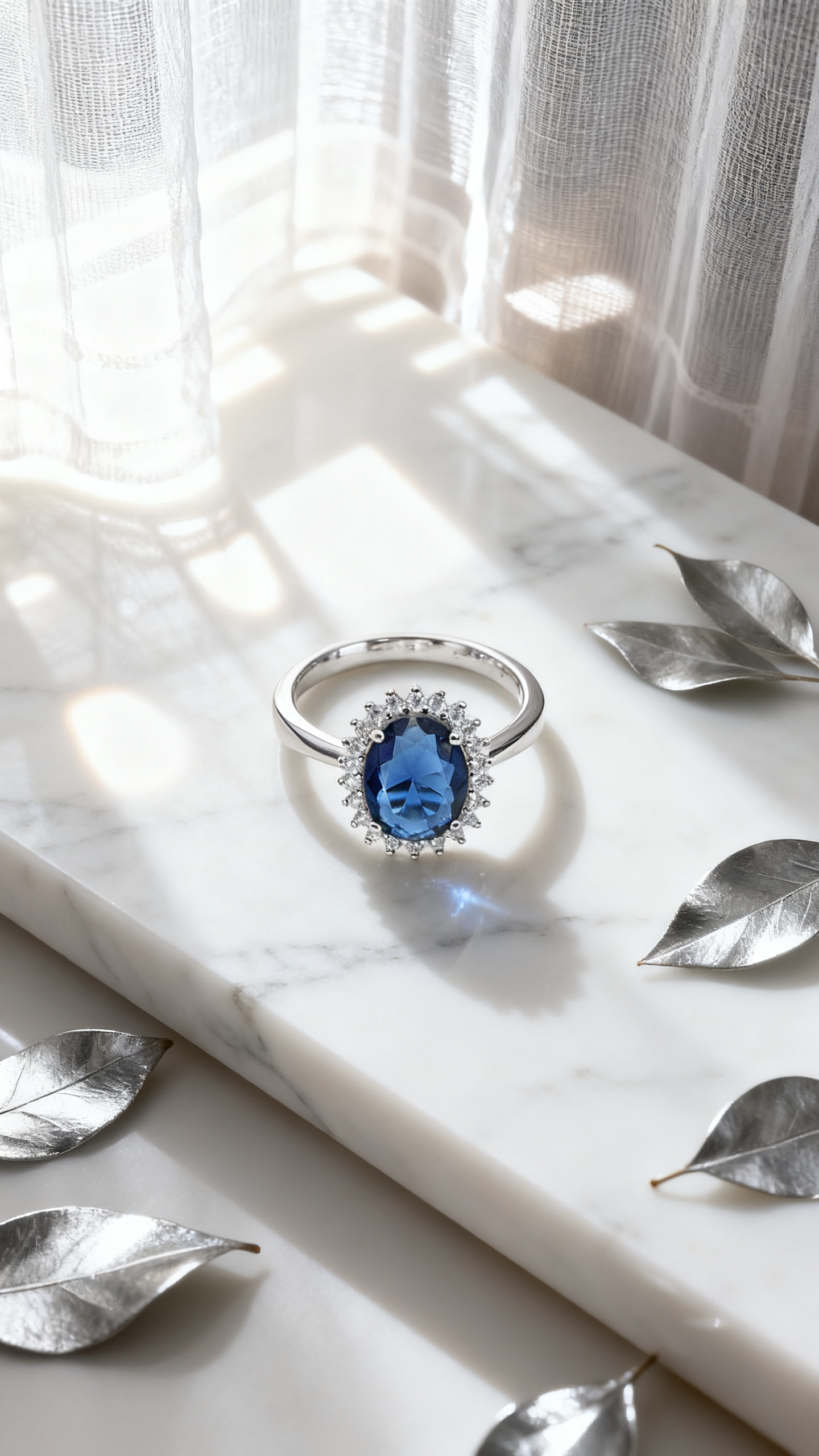 Silver House  Ring with Smooth Oval Cabochon Gemstone|  Sterling Silver Multiple Colors Available