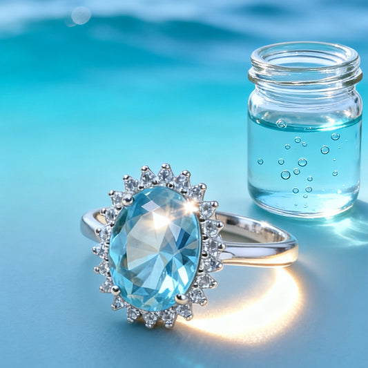 Silver House  Ring with Smooth Oval Cabochon Gemstone|  Sterling Silver Multiple Colors Available