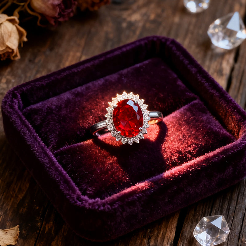 Silver House  Ring with Smooth Oval Cabochon Gemstone|  Sterling Silver Multiple Colors Available