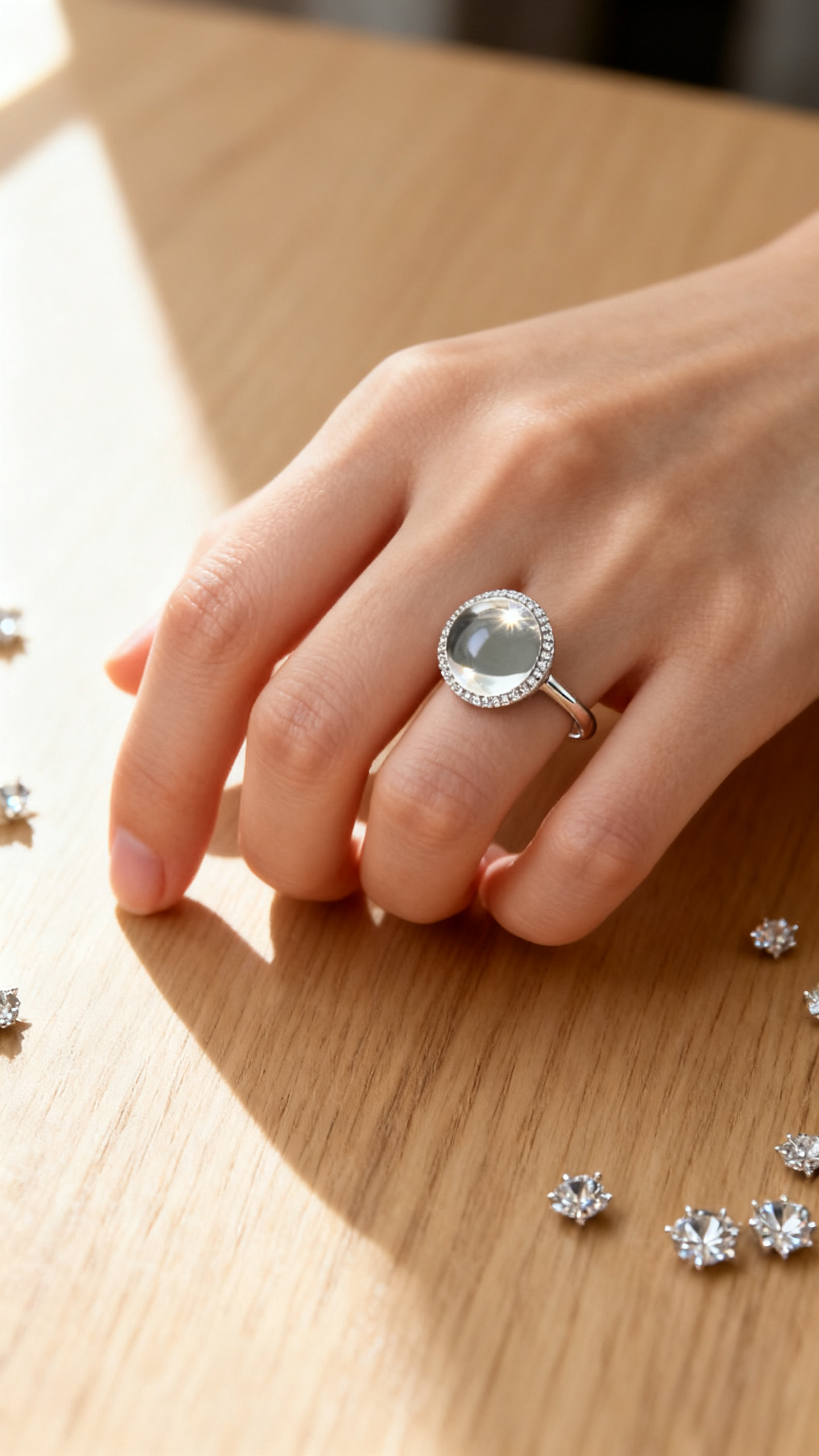 Silver House White Zircon Snakelike 925 Silver Ring Individuation Fashion